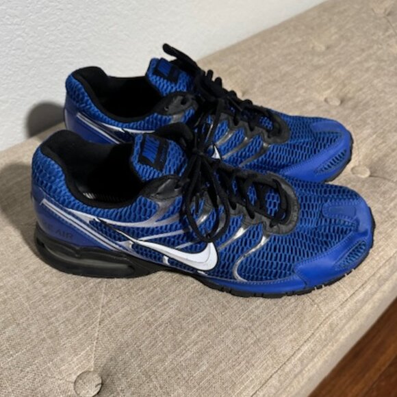 *GREAT* Men's Nike AIR MAX TORCH 4 Shoes PLUS 343846 460 Cobalt Blue / Black - Picture 2 of 8